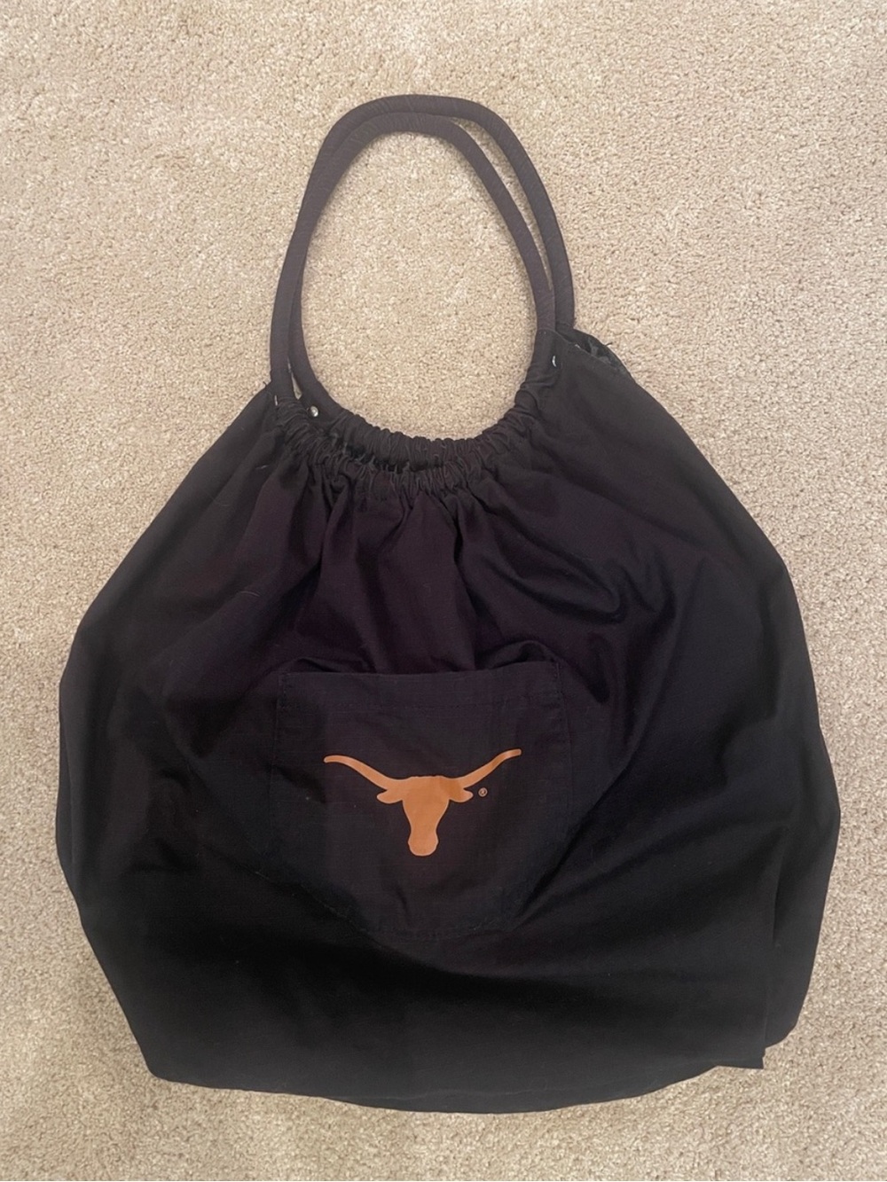 Black Texas Longhorns tote/large purse